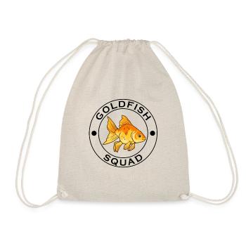 Goldfish Squad Aquarium Goldfish Swimming - Drawstring Bag - nature - Front