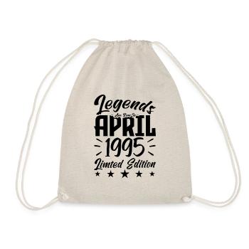 Naissance En avril 1995. Cadeau d'anniversaire. - Sac de sport léger - nature - Devant