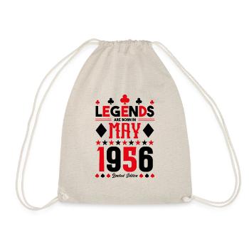 birthday gift May 1956. card games . May - Drawstring Bag - nature - Front