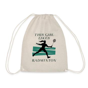 Raquette de badminton Hobby Sports Shuttlecock - Sac de sport léger - nature - Devant