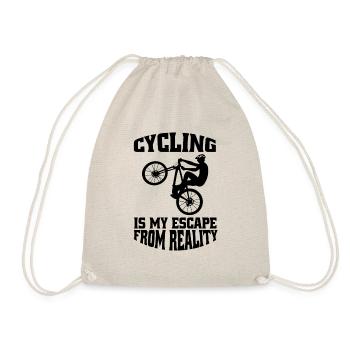 Cycling Cycling Cyclists Cyclists Cycling - Drawstring Bag - nature - Front
