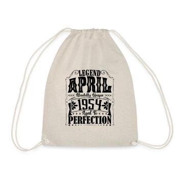 Avril 1954. Anniversaire avril 1954. Cadeau 1954. - Sac de sport léger - nature - Devant