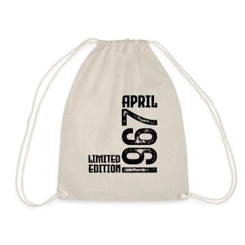 Cadeau Avril 1967. Anniversaire avril 1967. April. - Sac de sport léger - nature - Devant