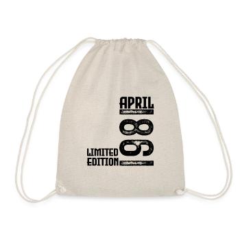 Cadeau Avril 1981. Anniversaire avril 1981. April. - Sac de sport léger - nature - Devant