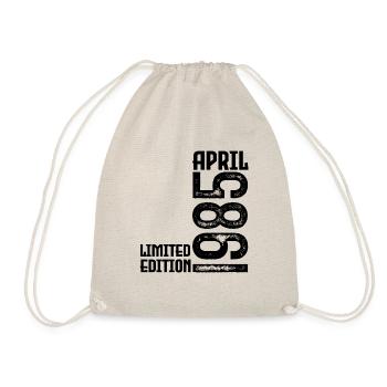 Cadeau Avril 1985. Anniversaire avril 1985. April. - Sac de sport léger - nature - Devant