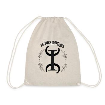 Je Suis Amazigh Histoire Des Berbères kabyle - Sac de sport léger - nature - Devant