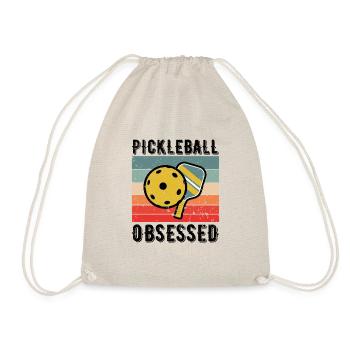 Pickleball-Besessener lustiger Pickleball-Liebhaber - Turnbeutel - Natur - Vorne