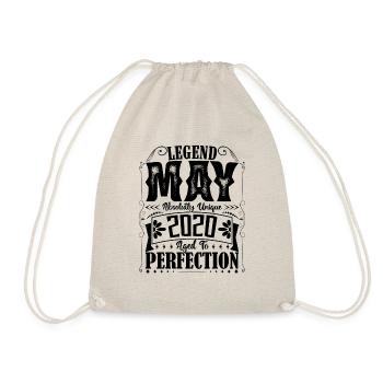 May 2020. Birthday May 2020. Gift May 2020. - Drawstring Bag - nature - Front
