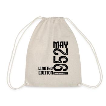 Gift May 1952. Anniversary May 1952. May 1952. - Drawstring Bag - nature - Front