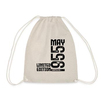 Gift May 1955. Anniversary May 1955. May 1955. - Drawstring Bag - nature - Front