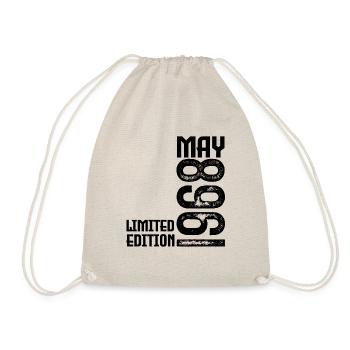 Gift May 1968. Anniversary May 1968. May 1968. - Drawstring Bag - nature - Front