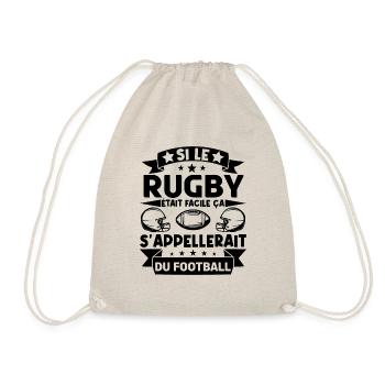 Cadeau rugbyman. cadeau rugby France. rugby fan . - Sac de sport léger - nature - Devant