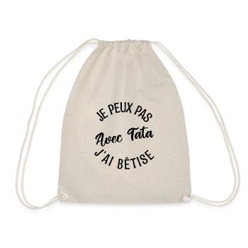 Cadeau Tata. cadeau tante. ma tata préféré. - Sac de sport léger - nature - Devant