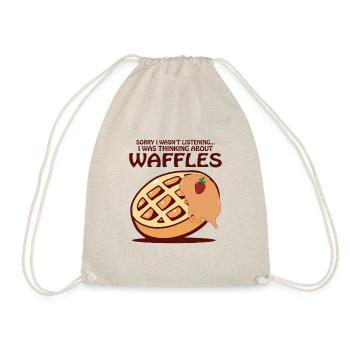 En pensant aux gaufres Delicious Waffle Chef - Sac de sport léger - nature - Devant