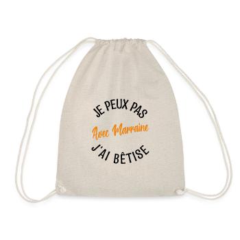 Cadeau Marraine. cadeau ma marraine d'amour. - Sac de sport léger - nature - Devant