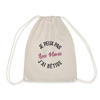Cadeau mamie. Cadeau grand-mère. mamie de l'année. - Sac de sport léger - nature - Devant