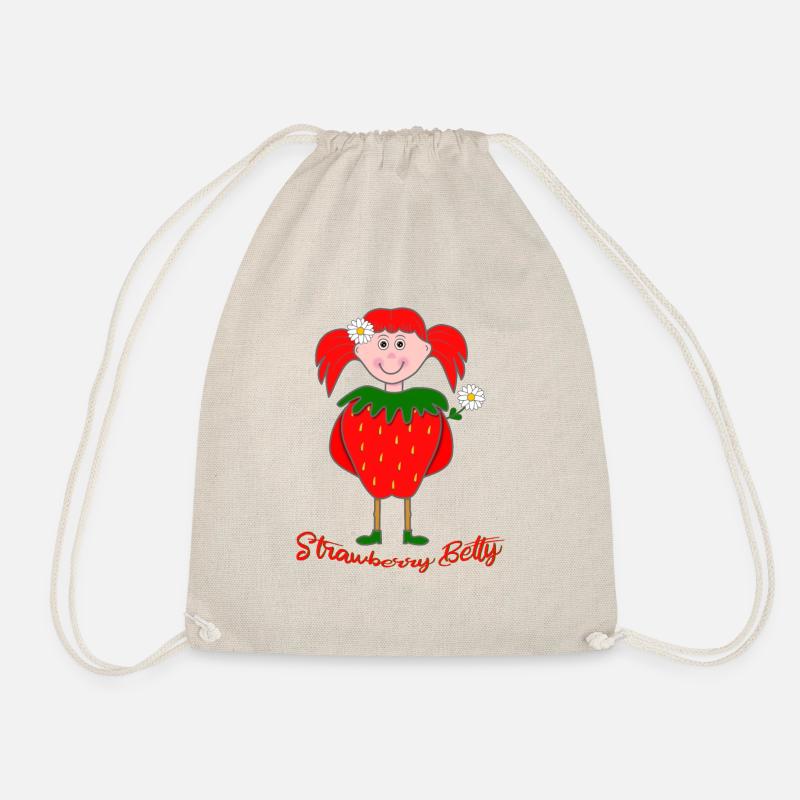 Strawberry Betty - Turnbeutel - Natur