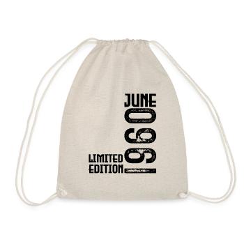 June 1960 Birthday June 1960 Gift. June 1960 - Drawstring Bag - nature - Front