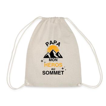 Papa Héros Montagne - Sac de sport léger - nature - Devant