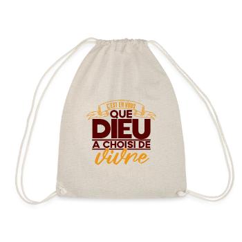 C'est en vous que Dieu - Sac de sport léger - nature - Devant
