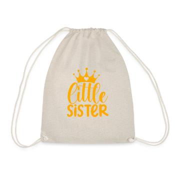 Little Sister wih King Crown - Turnbeutel - Natur - Vorne