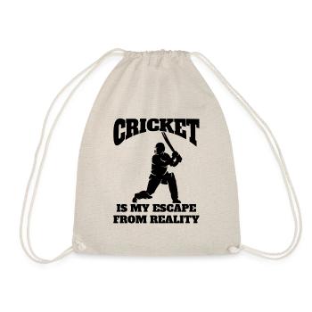 Kricket Kricketteam Cricket Kricketmannschaft - Turnbeutel - Natur - Vorne