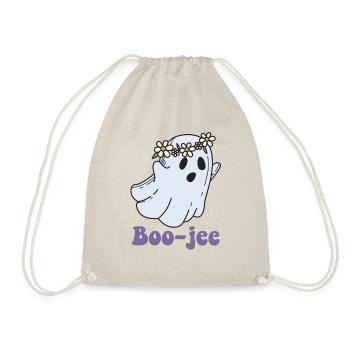 Halloween Spooky Ghost Boo Jee Boo - Drawstring Bag - nature - Front