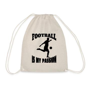 Joueur de football Équipe de football Conception de football - Sac de sport léger - nature - Devant