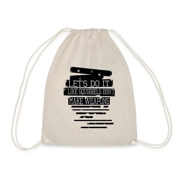 present idea 1960s gift idea peace awesome - Turnbeutel - Natur - Vorne