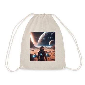 Planets Outer Space - Drawstring Bag - nature - Front