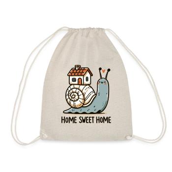Snail with house - Drawstring Bag - nature - Front