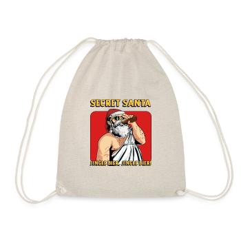 Santa Claus - Jingle Bier, Jingle Bier! Funny - Turnbeutel - Natur - Vorne