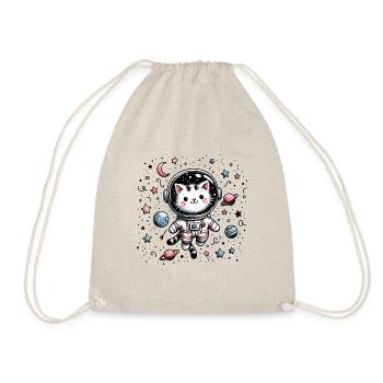 Kosmischer Katzen-Astronaut - Turnbeutel - Natur - Vorne
