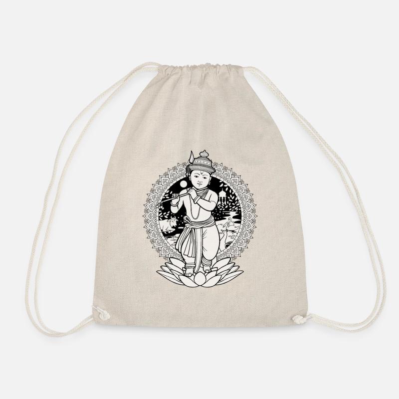 Der kleine Krishna 1 - Turnbeutel - Natur