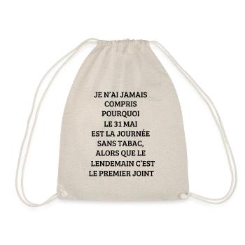 cadeau homme, femme, humour, t-shirt humoristique - Sac de sport léger - nature - Devant