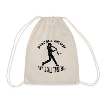 Baseballspieler Baseball Baseballteam Baseballer - Turnbeutel - Natur - Vorne