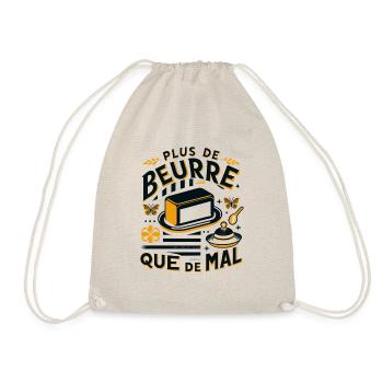 Beurre Breton Plus Que Mal Humour Breizh Bretagne - Sac de sport léger - nature - Devant