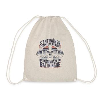 Musculation Baltringue Humour Workout Motivation - Sac de sport léger - nature - Devant