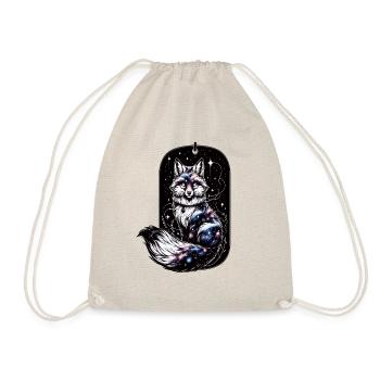 Illustration ludique de la galaxie de renard - Sac de sport léger - nature - Devant