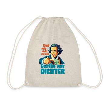 Goethe war Dichter - Turnbeutel - Natur - Vorne
