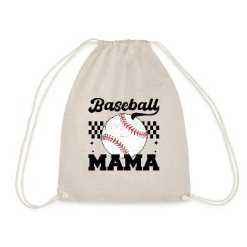 Baseball Mama Maman en détresse pour la fête des mères - Sac de sport léger - nature - Devant