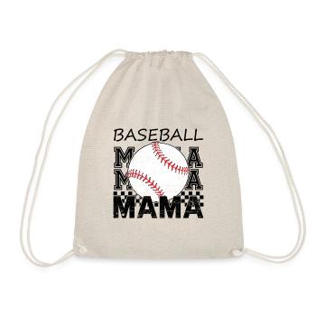 Baseball Mama Maman en détresse pour la fête des mères - Sac de sport léger - nature - Devant