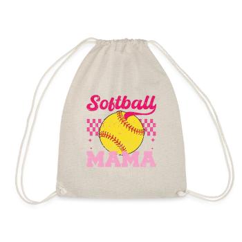 Softballll Mama Maman en détresse pour la fête des mères - Sac de sport léger - nature - Devant