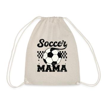 Football Maman Détresse Fête des Mères Maman - Sac de sport léger - nature - Devant
