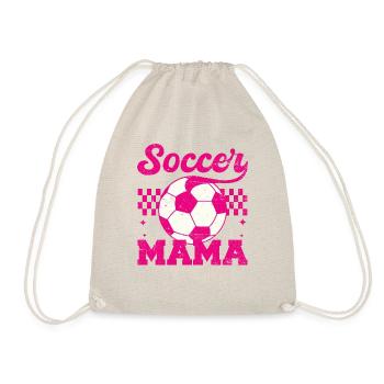 Football Maman Détresse Fête des Mères Maman - Sac de sport léger - nature - Devant