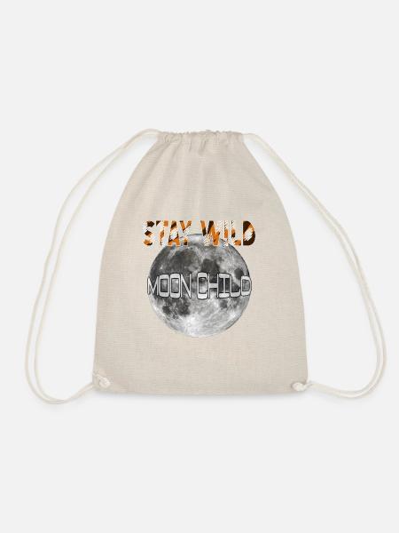 Stay wild Moonchild - Turnbeutel - Natur