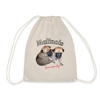 chiots Malinois mignons - Sécurité - Sac de sport léger - nature - Devant