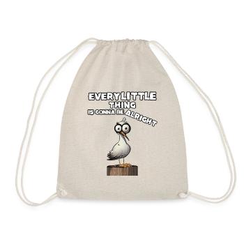 Every Little Thing Is going to Be Alright - Drawstring Bag - nature - Front