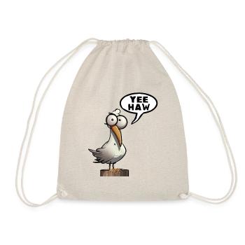 Cowboy Yeehaw Saying - Wild West Cowboy Sayings - Drawstring Bag - nature - Front