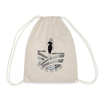 Money Maven: Always In The Green - Drawstring Bag - nature - Front